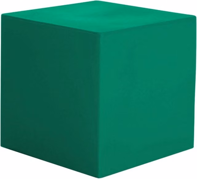 Pouf da giardino Iris Arkema verde scuro L/P/H: 50 x 50 x 50 cm