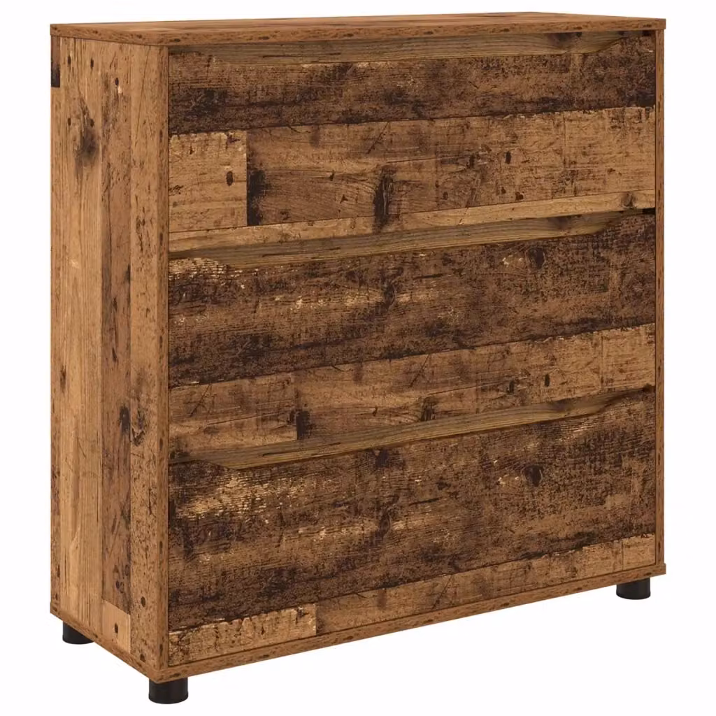 Armadio moderno vidaXL in legno marrone con cassetti, L: 80 cm, P: 31 cm, H: 81 cm – 2