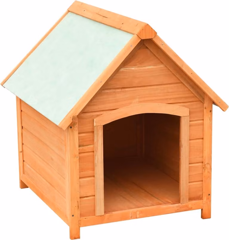 Cuccia per Cani in Legno Massello di Pino e Abete 72x85x82 cm