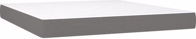 Materasso a Molle Insacchettate Rigidit¨¤ Media Grigio Scuro 180x200x20 cm