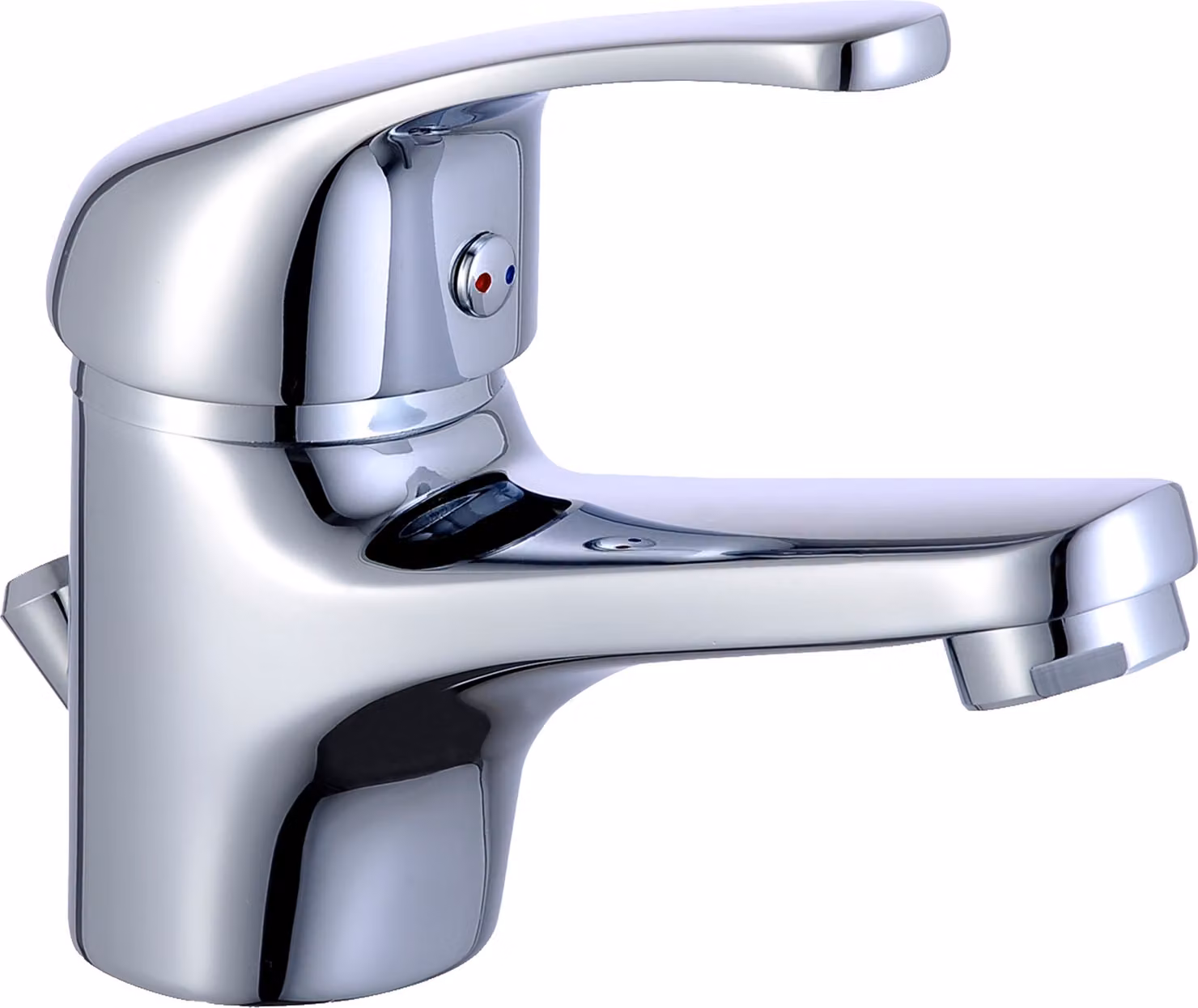eisl GRANDE VITA CLASSIC miscelatore per lavabo con tirante, rubinetto da bagno con scarico a scomparsa per lavabo, cromo