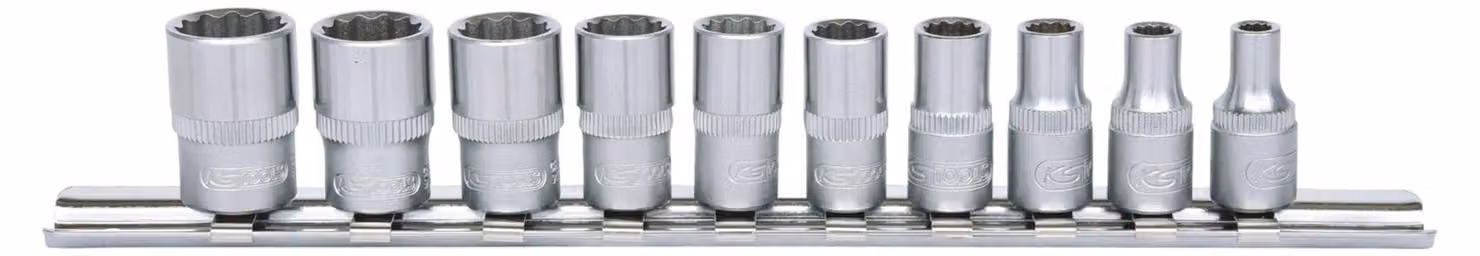 KS TOOLS Set di bussole esagonali da 1/4" 10 pz - 917.0625