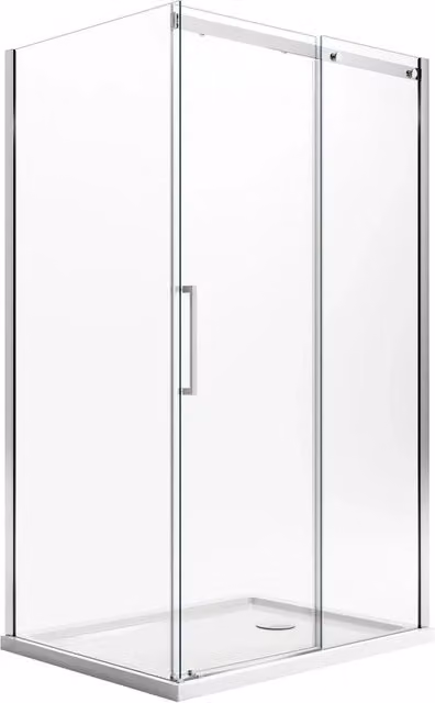 Box Doccia 75x130CM H200 Vetro Trasparente 8mm Versione Destra con EasyClean mod. Prime Duo 1 Anta