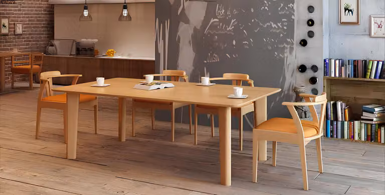 Ess Tisch Designer Italienische Möbel Holz Tisch 160x85cm Küche Wohn Zimmer