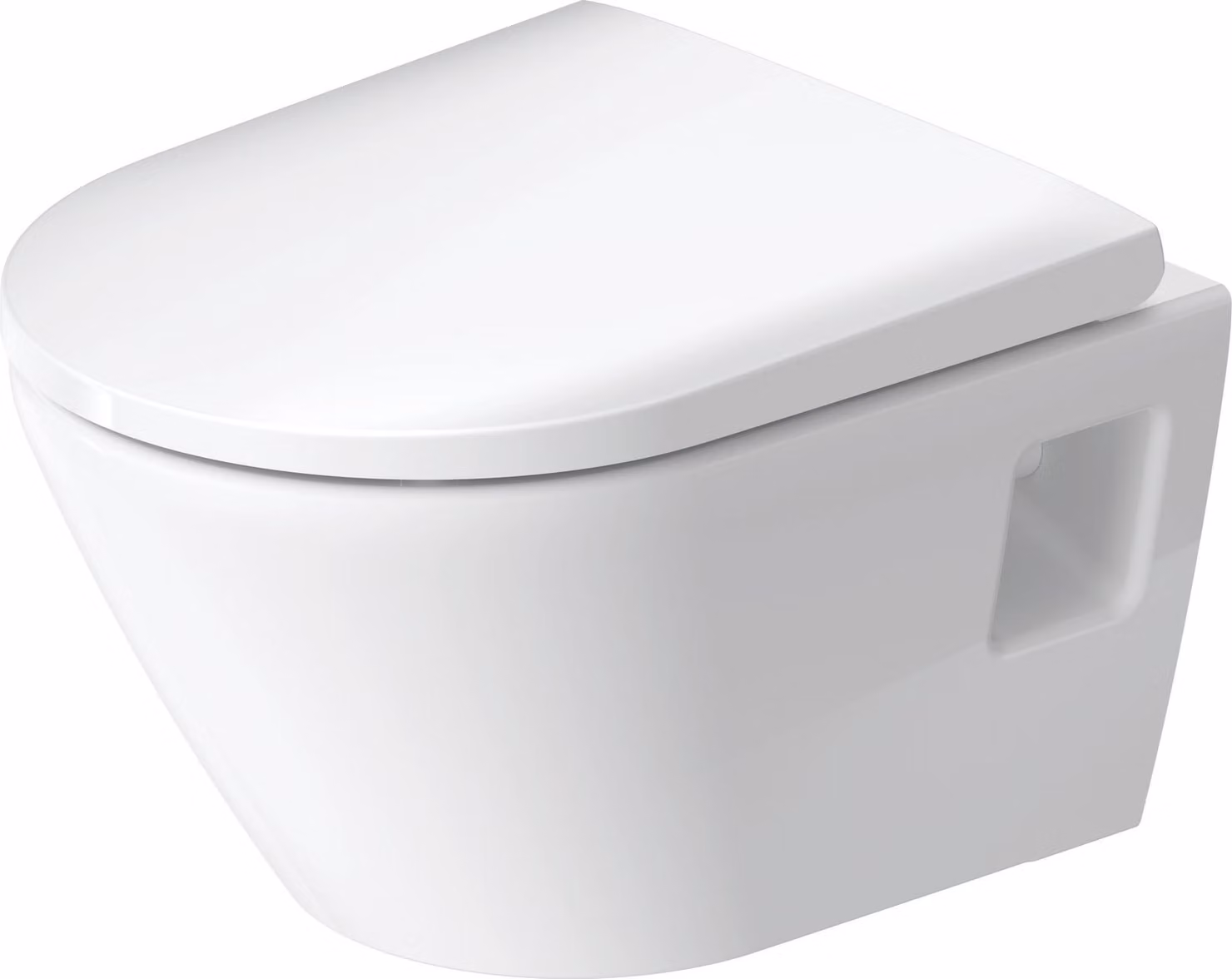 Duravit D-Neo WC suspendu Compact, chasse deau basse, sortie horizontale, sans rebord, 370x480x400mm, 2587090000, 2587090000
