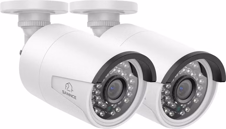 Telecamera di sicurezza IP, risoluzione 4K (8MP), obiettivo da 2,8 mm, impermeabile IP66, audio bidirezionale, visione notturna a infrarossi 20 m