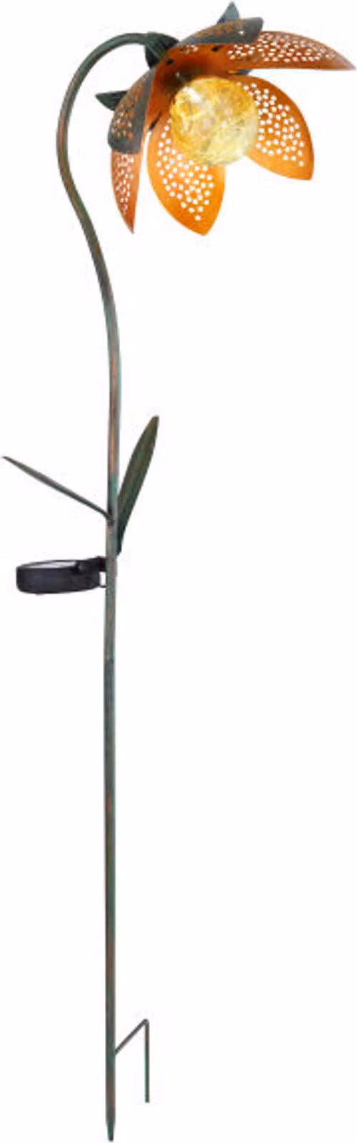 Luce solare Lampada solare a LED da giardino con picco a terra decorazione giardino solare 33653