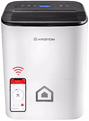 Deumidificatore Ariston Deos 21S Net Bianco con Controllo WiFi e App