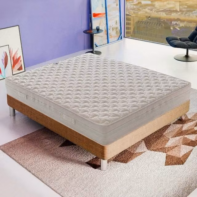 Materasso Singolo KingDream in Cold Foam Bianco con Proprietà Antibatteriche e Regolazione della Temperatura, H 20 cm, L 90 cm x P 190 cm