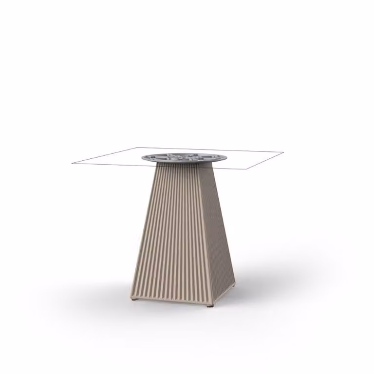 Base tavolo Gatsby Vondom quadrata 30x30x50cm