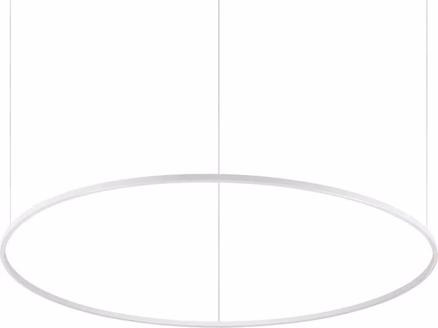 Sospensione Moderna Oracle Alluminio-Plastiche Bianco Led 89W 4000K D150Cm