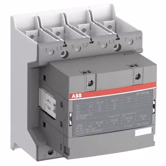 AF140-40-00B-12 Contattore a 4 poli Uc = 48-130 V CA 50/60 Hz / CC Collegamento su barra
