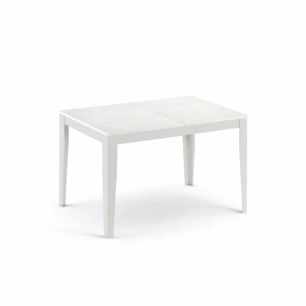 Tavolo da pranzo allungabile Moon Duzzle effetto cemento bianco, L: 130-290 cm, P: 80 cm, H: 76 cm – 2