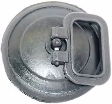 Tappo di scarico con maniglia per lavello da cucina Idro Bric nero 52 mm S028152