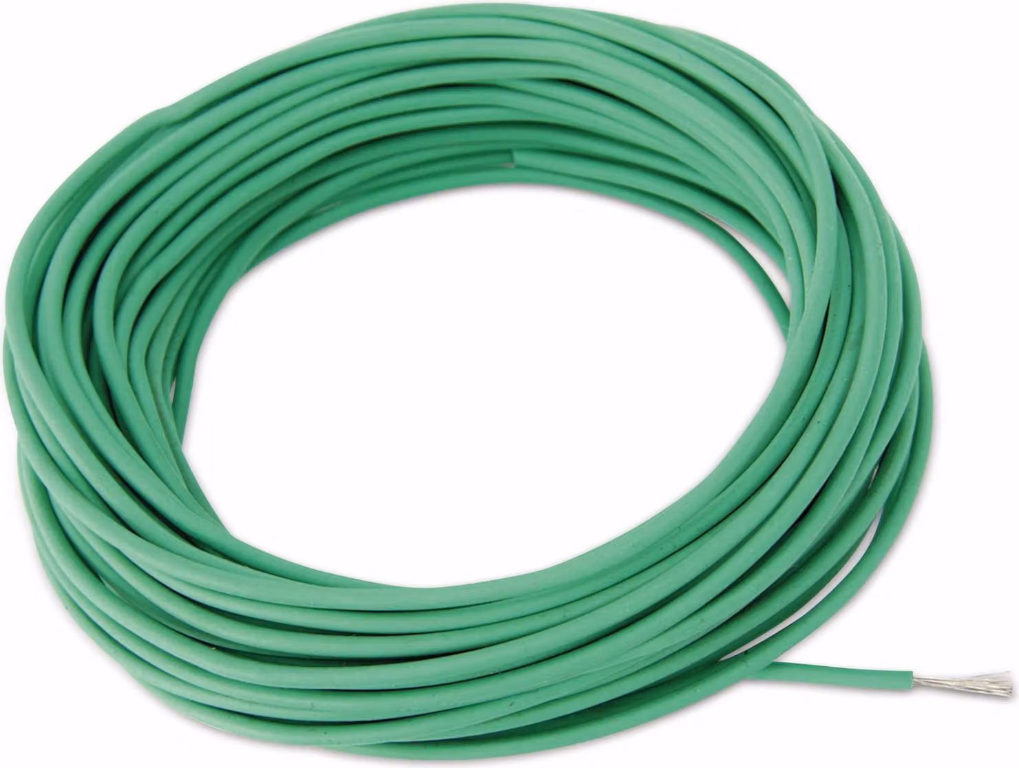RAUTRONIC Cavo a trefoli in silicone, 0,5 mm², verde, 10 m