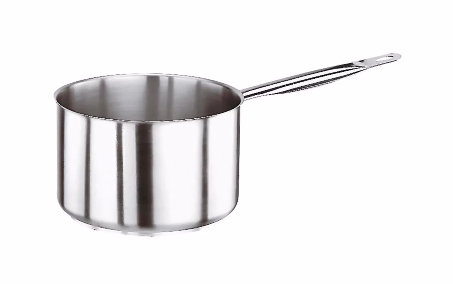 Casseruola Alta Serie 1000 in acciaio inox con un manico per induzione, diam.20cm