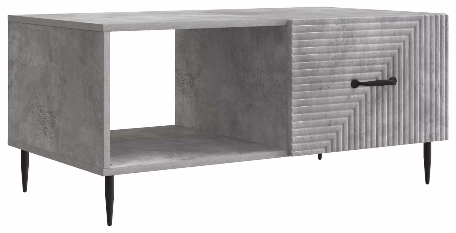 Tavolino da salotto Grigio Cemento 90 x 50 x 40 cm