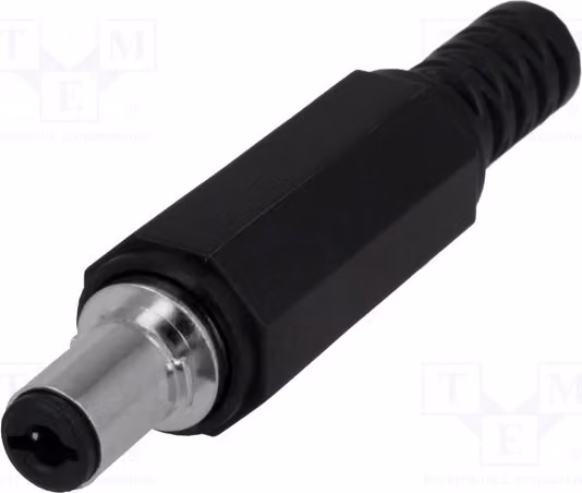 1 connettore femmina per alimentazione CC, 5,5/2,1 mm, con sistema di blocco, modello FC6814785