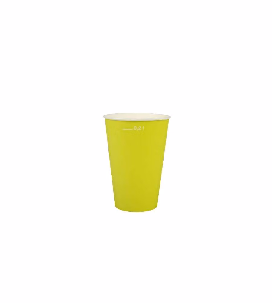 20 Bicchieri di carta "Verde limone"