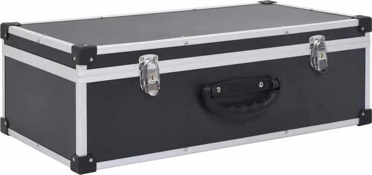 Custodia CD per 80 CD in Alluminio ABS Nero