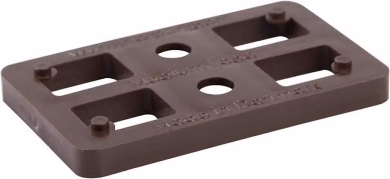Distanziatore fino a 2 tonnellate 80x50x7 mm