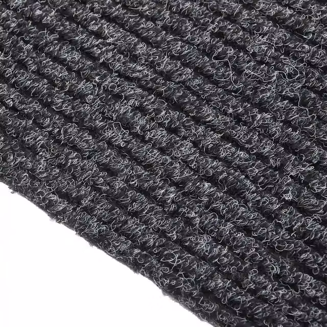 Tappeto da soggiorno e corridoio DESIGN IN Antracite, modello moderno rettangolare in polipropilene e poliestere, L: 500 cm, P: 100 cm