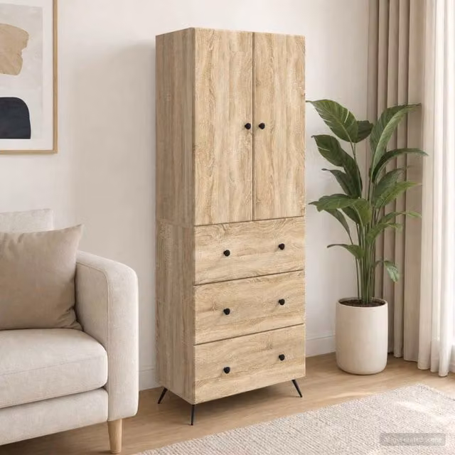Set di armadi 2 pz 66 x 34,5 x 90 cm Legno ingegnerizzato 3416882