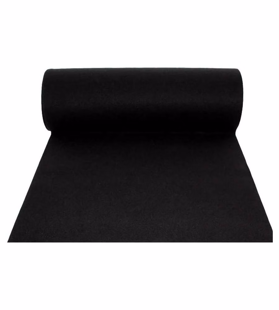 Passatoia Divina Home in moquette nera per interno ed esterno, H 1 m x L 30 m – 3