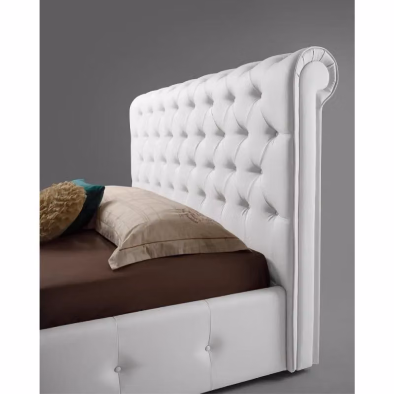 Letto matrimoniale contenitore Peninsula Effezeta Italia bianco L/P/H: 160 x 190 x 30 cm – 2
