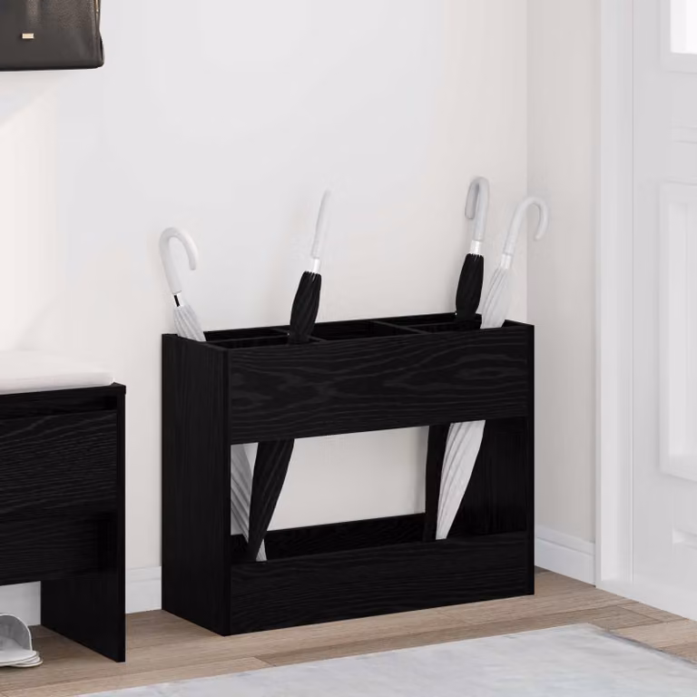 vidaXL Mobile Console Moderna in MDF Nero Opaco L: 65 cm, P: 40 cm, H: 50 cm