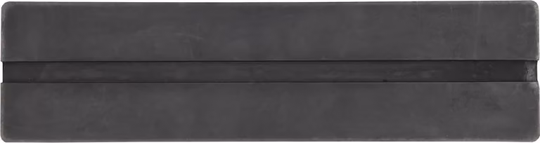 KS TOOLS Supporto in gomma 09 con scanalatura per piattaforme di sollevamento 373 x 100 x 35 mm - 160.0484