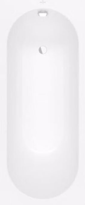 V&B vasca rettangolare Oberon 170x70cm, bianco pietra