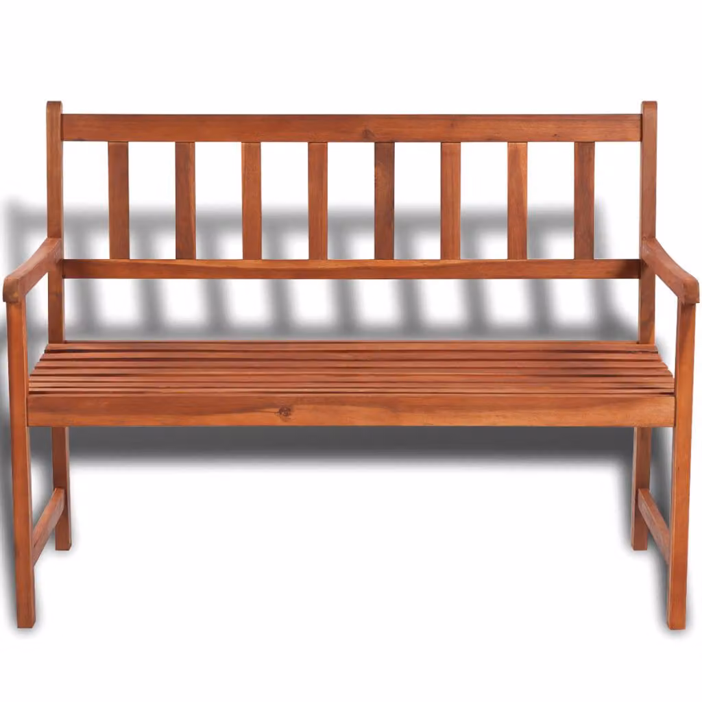 vidaXL Gartenbank 120 cm Massivholz Akazie
