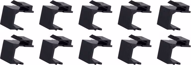 shiverpeaks ®-BASIC-S--Protezione antipolvere a chiave di volta, nero, VE10 (BS08-10121)