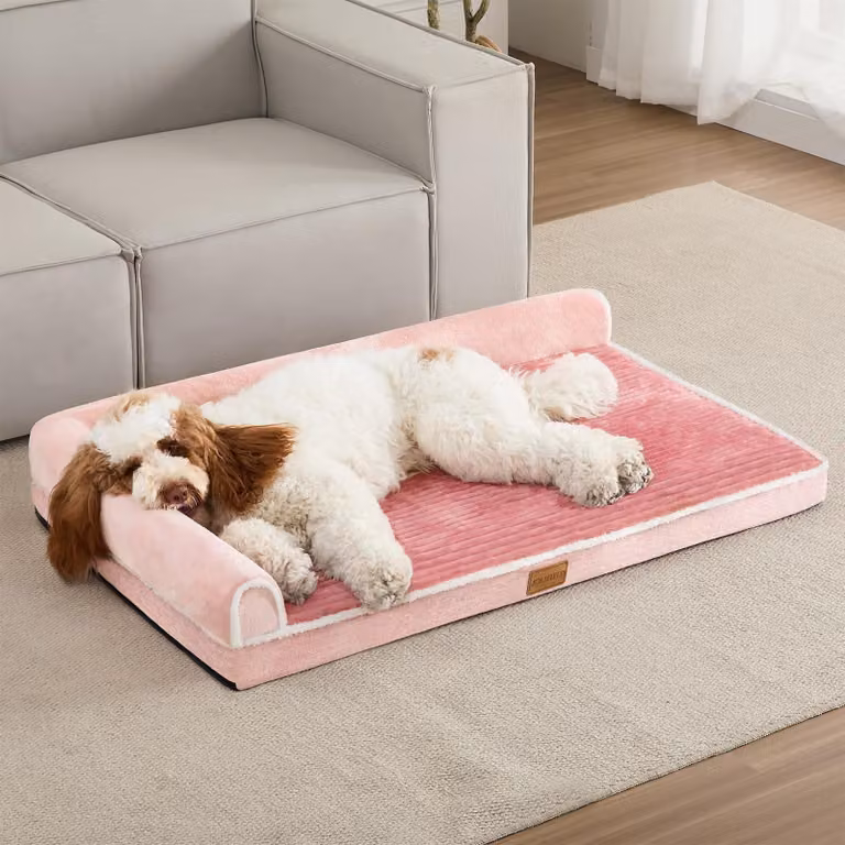 Letto ortopedico grande per cani, con coperta impermeabile