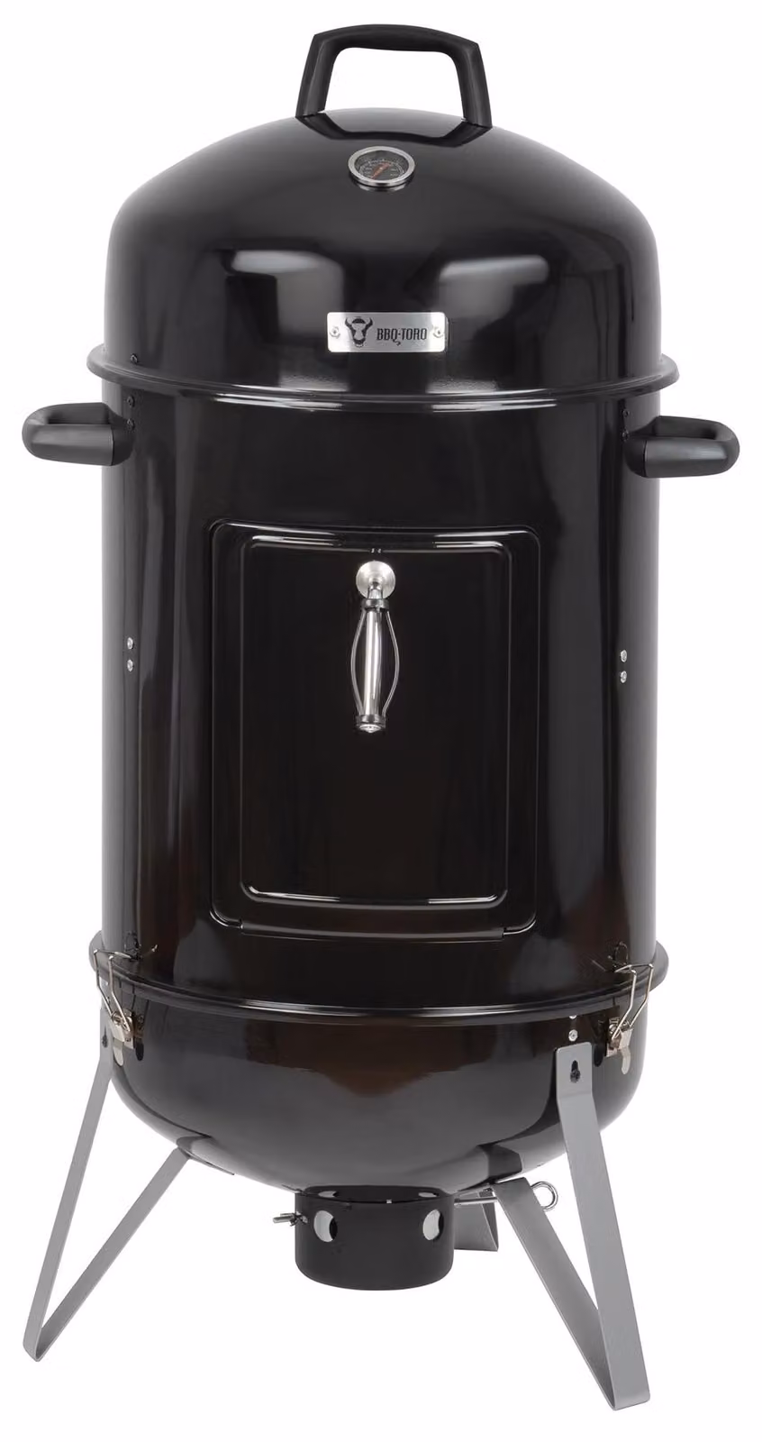 Barbecue a carbone, modello "Rookton" - Diametro: 47 cm. Superficie di cottura: acciaio legato, colore nero