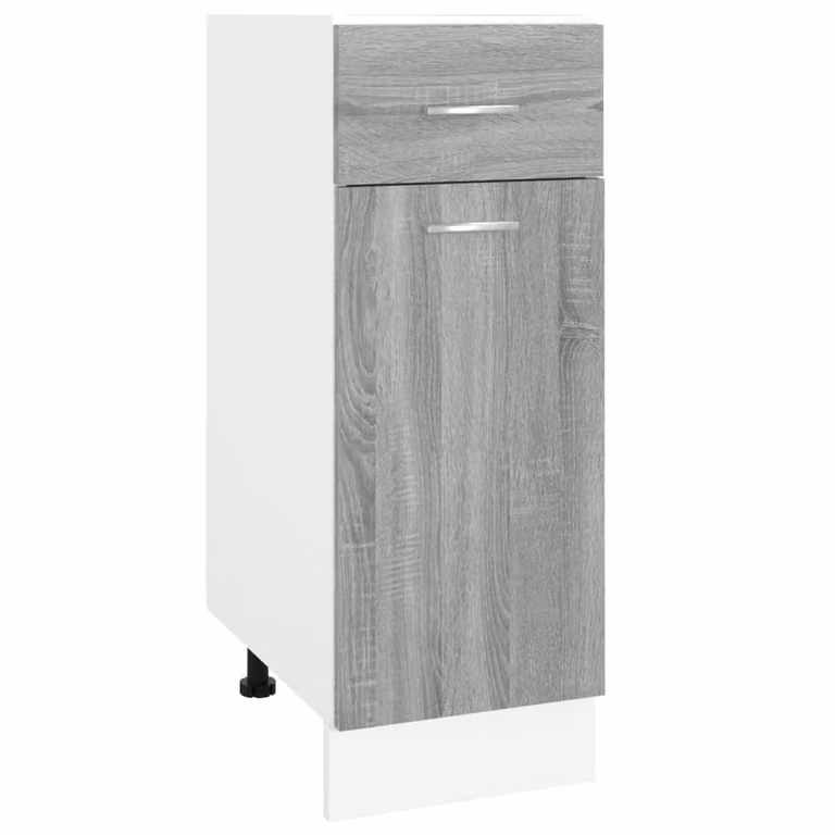 Mobile con Cassetto “Lyon” Grigio Sonoma 30x46x81,5