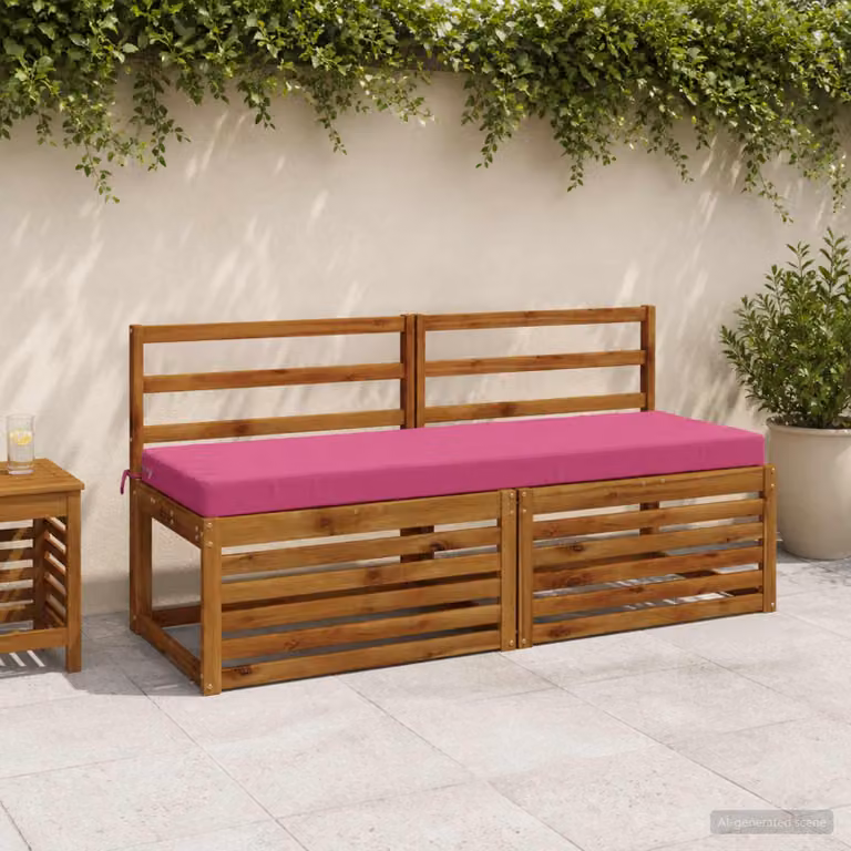 vidaXL Cuscino per panchina SOEST Rosa, 150 x 50 x 8 cm