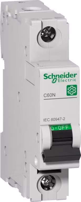 Schneider Electric Multi 9 Interruttore LS OEM C60N unipolare 20 A, caratteristica C, 10 kA, IEC 60947-2, M9F11120