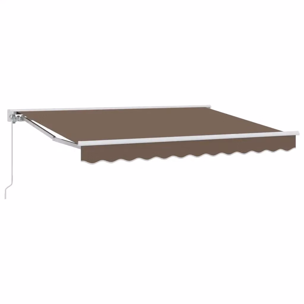 Tenda retrattile manuale Videx in alluminio e poliestere beige L: 4 m, P: 3,5 m – 2