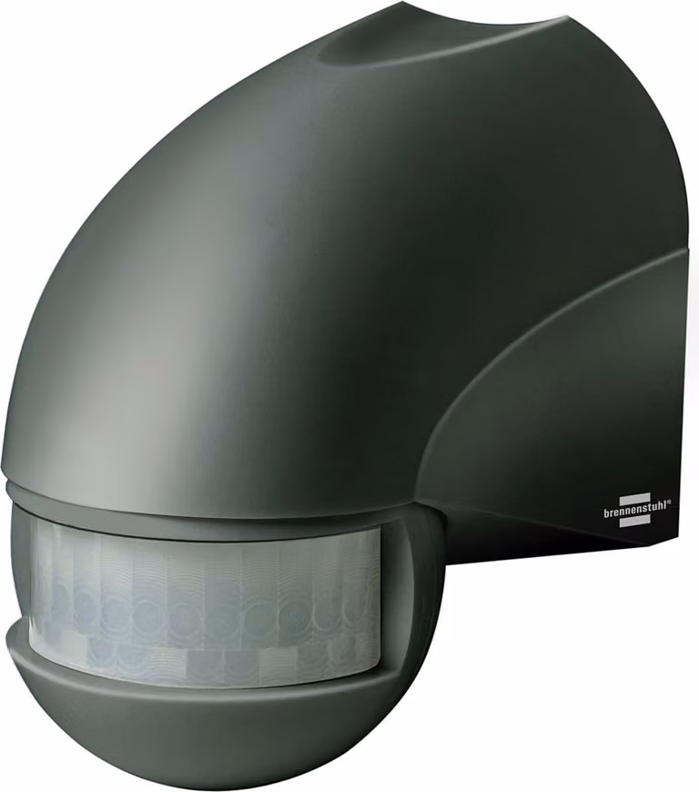Brennenstuhl 1171900 Infrarot-Bewegungsmelder PIR 180 IP44 Anthrazit