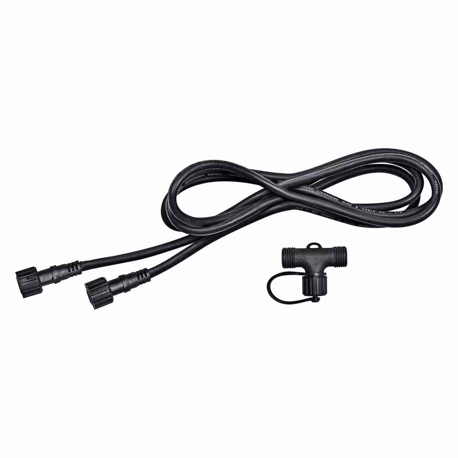 LEDVANCE ENDURA HYBRID CONNECTOR, componenti per apparecchi ibridi, nero, plastica, classe di protezione IP67, funzionamento solare e di rete, applicazioni versatili, facile installazione