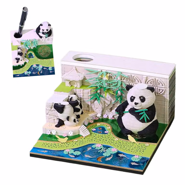 Calendario da scrivania Panda