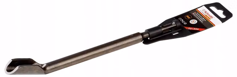 Schmith, scalpello canalizzatore SDS PLUS 22x250 mm, scalpello per demolizione, scalpello per muratura, adatto per martelli perforanti. Scalpello professionale in acciaio forgiato e temprato, utensile per lavori edili
