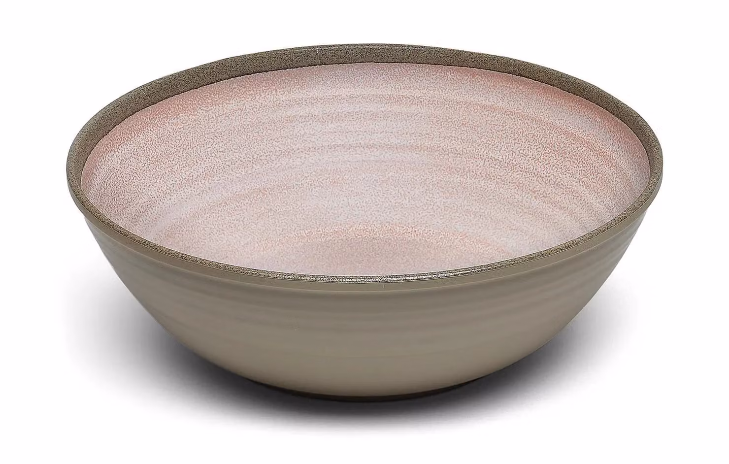 Insalatiera in melamina, Linea Rena Rosa, dim. 31x9cm