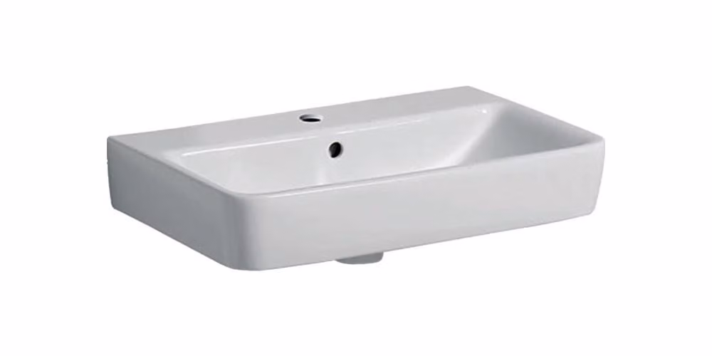 Geberit Renova Compact lavabo, 600x370mm, 226160600, 226160600