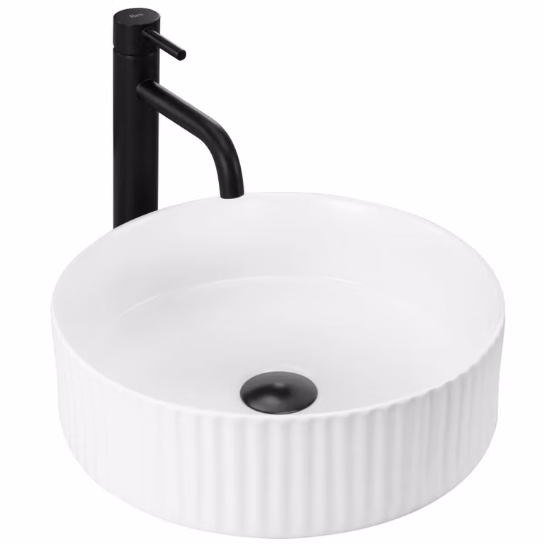 Lavabo Da Appoggio REA DELIA WhiteRound