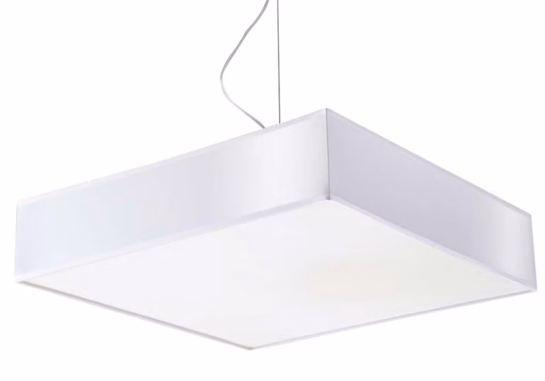 Lampada a sospensione, PVC, bianco, H 80 cm