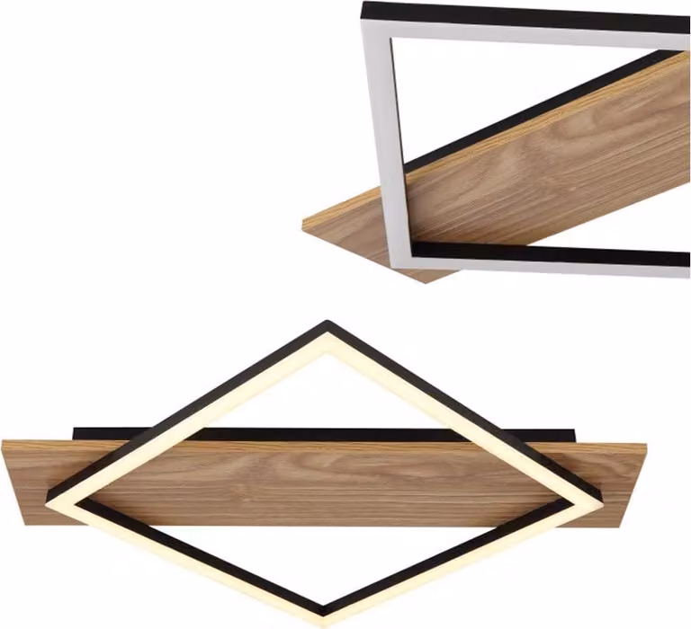 Globo Beatrix I Lampada da soffitto a LED 18 W, bianco caldo, nero opaco, metallo, 6 cm, 67330-18