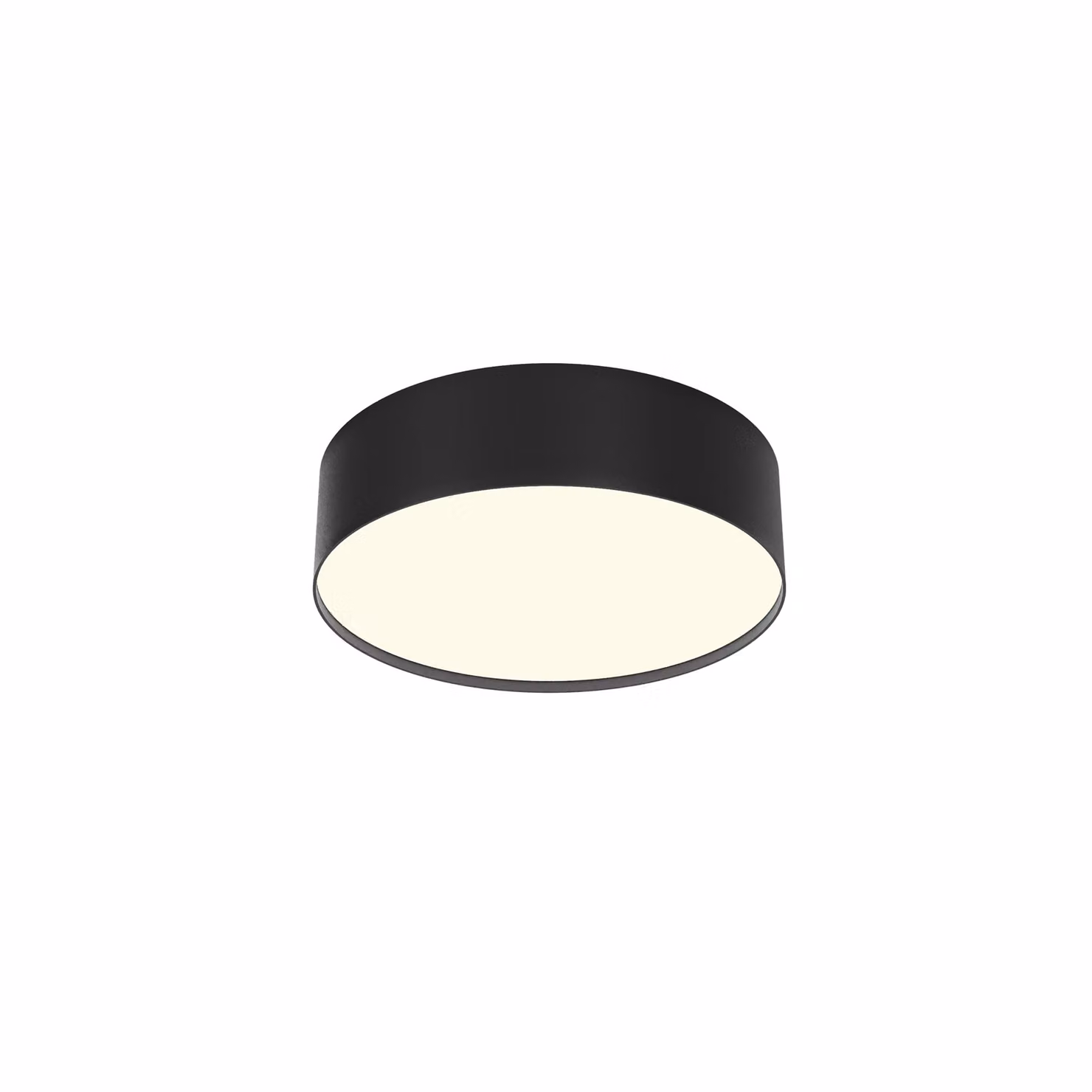 Maytoni plafoniera Zon LED incl. alluminio nero 24W per cucina, camera da letto, soggiorno, sala da pranzo, atrio